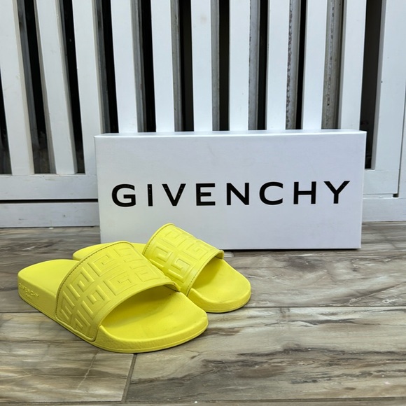 Givenchy Yellow Slides - Picture 1 of 7